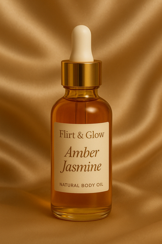 Flirt & Glow – Amber Jasmine Body Oil