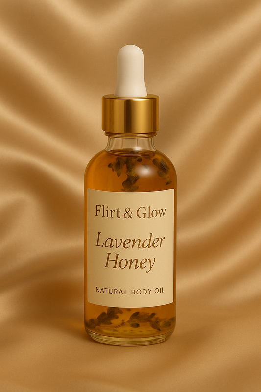 Flirt & Glow – Lavender Honey Body Oil
